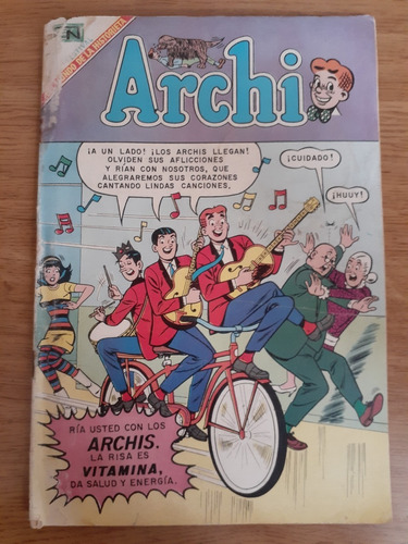 Cómic Archie Número 311 Editorial Novaro 1969