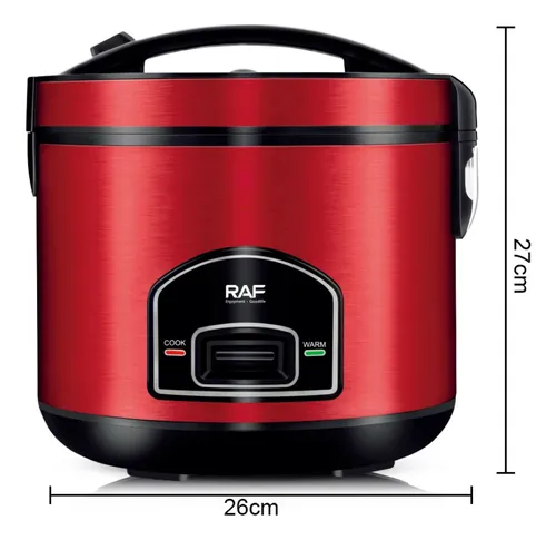 Olla Arrocera Multifuncional 900w 5l Eléctrica Roja