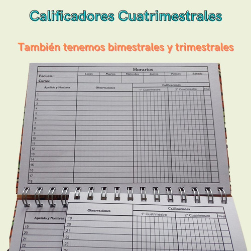 Imagen 7 de 10 de Agenda Docente Secundaria 12 Cursos