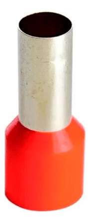 Puntera Terminal Tiff Tubular Cables Seccion 1mm Rojo Tbcin 1mm Rojo
