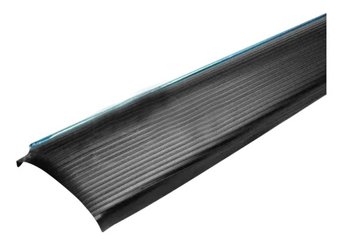 Imagen 3 de 4 de Estribos Vocho Vw Sedan Negros Con Filo Cromado Izq Der
