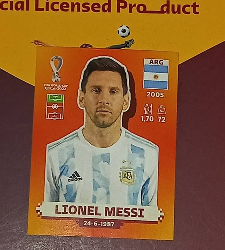 Barajita Lionel Messi Arg19 Album Qatar 2022