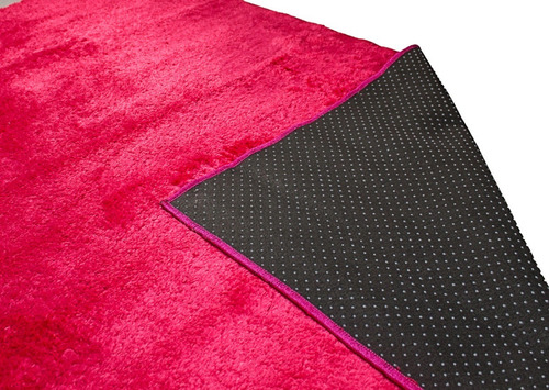 Imagem 1 de 2 de Tapete Peludo Apolo 150x200 Pink| Prata Têxtil