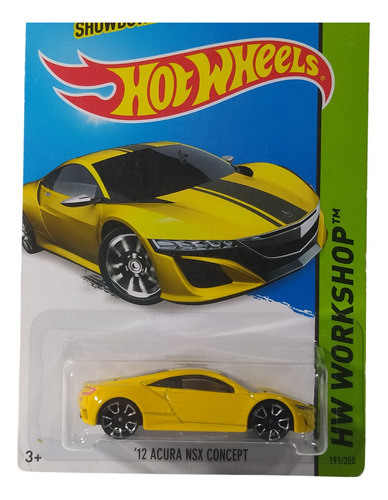 Hot Wheels 12 Acura Nsx Concept Ed-2015 Hw-8 Amarillo