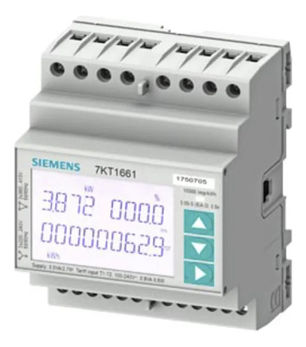 Medidor Multifuncion Sentron 7kt1665 Modbus Rtu 230v Siemens