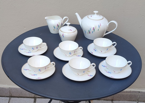 Juego De Té X 6 De Porcelana Hartford Bone China Completo