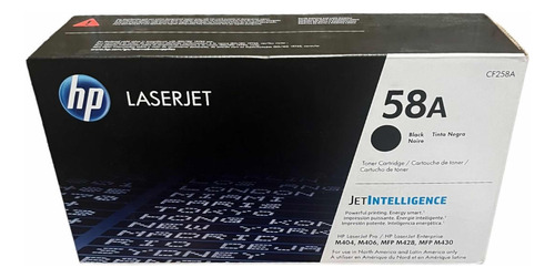 Toner Hp 58a Original Negro Cf258a Rendimiento 3,000 Páginas
