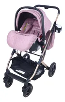 Comprar Coche Deluxe Moises Portabebe Amedida Galaxyultra Babycam Ez Color Rosa Chasis Rosa