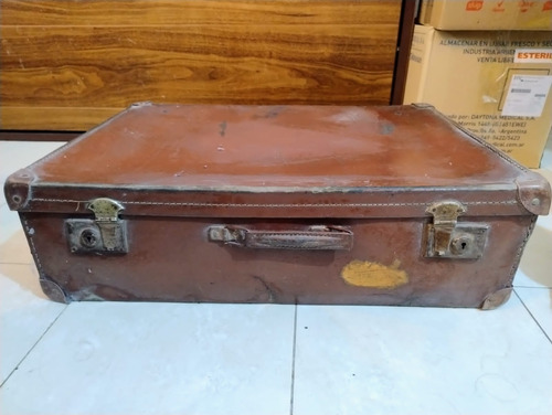 Valija Cuero Antigua (Usado)