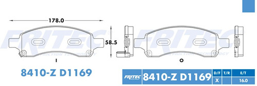 Balatas Delantero Enclave 2014 3.6l Ceramicas D1169 Fmsi