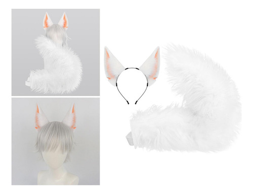 . Juego De Orejas Y Cola De Animales, Aro De Pelo Con Orejas