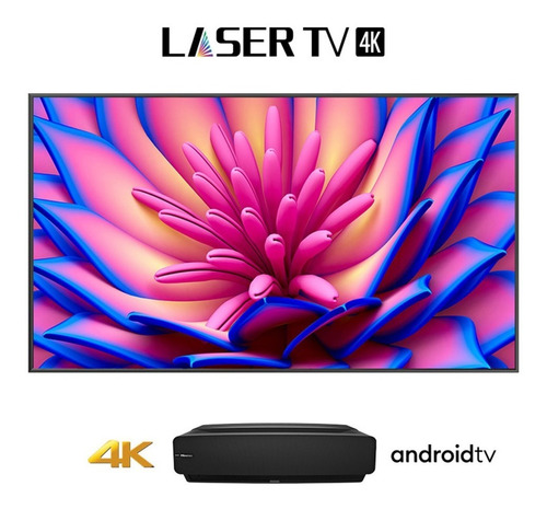 Proyector Hisense Laser Tv 100'' Hdr10 4k 60 Hz Android Tv