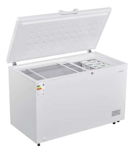 Congeladora Horizontal Blackline Cgd380l 380 Litros Dual