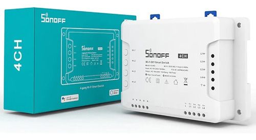 Módulo Sonoff 4 Canais R3 Interruptor Wifi Diy Automação