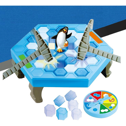 Brinquedo Infantil Jogo Do Pinguim Quebra Gelo Braskit