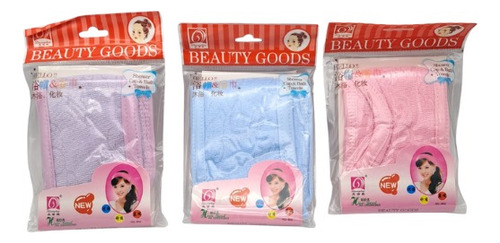 Cintillo Spa Para Maquillaje Set De 3 Unds