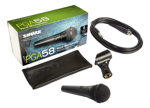 Microfono Shure Bobina Movil C/cable, Pga58-qtr Msi