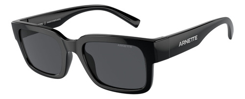 Gafas De Sol Arnette Sol Bigflip Xl, Color Negro Con Marco De Inyectado Estandar - An4343