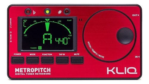 Afinador Con Metrónomo  Para Guitarra, Bajo, Violín, Ukelele