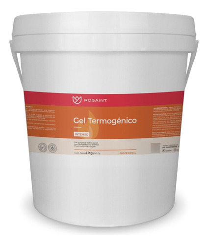 Gel Termogénico Calor Intenso 4 Kg - Rosaint® Profesional