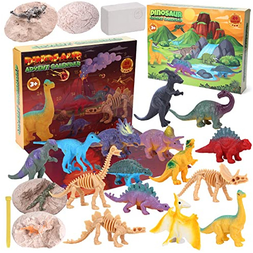 Dinosaur Advent Calendar For Kids,christmas Countdown C...