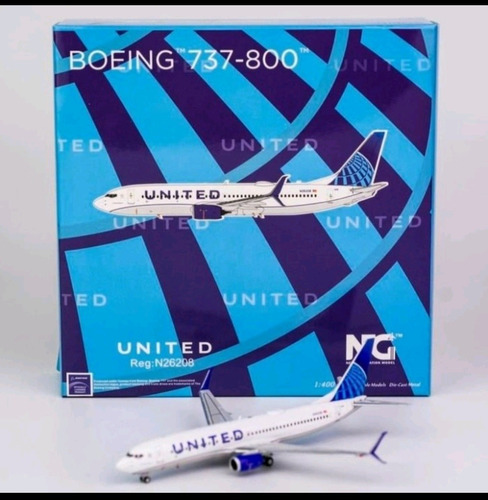 United Airlines Booster 737-800 N26208 Ng Modelo 1:400