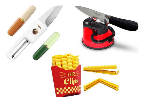 Pack De 3 Utensilios De Cocina Para Frutas Y Verduras
