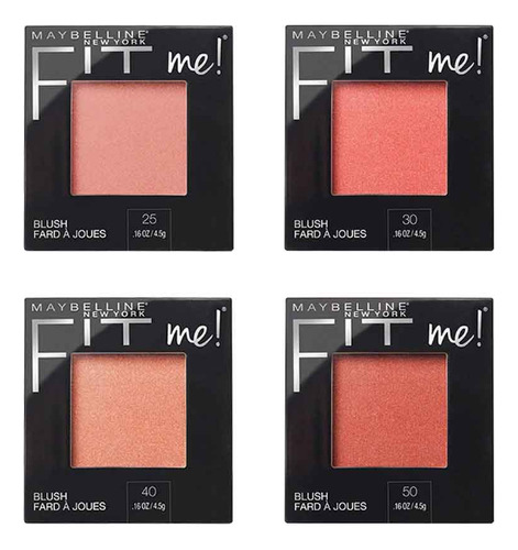 Colorete Maybelline New York Fit Me, color malva, 4,7 ml