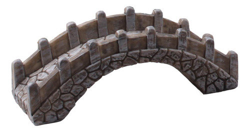 Escultura De Puente De Jardín De Hadas En Con Barandillas