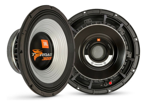 Kit Jbl Subwoofer 15 1500w + Par 6 Triaxial 110w Rms Cor Preto