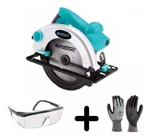 Sierra Circular Energy 1200 Watts+ Lentes+ Guantes- Ynter