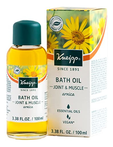 Sal De Baño Kneipp Arnica Aceite De Baño A Base De Hierbas P