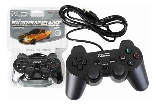 Control Usb Njoy Tech Extreme Game Para Pc/mac Color Negro