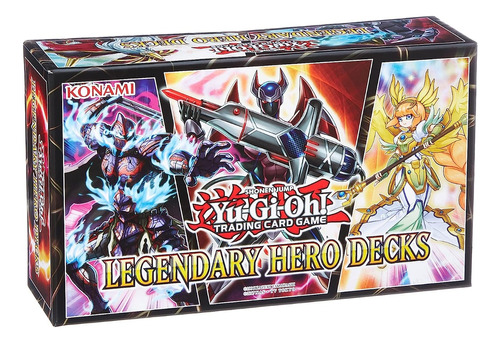 Yu-gi-oh! Legendary Hero Decks Collectors Box Set Ingles