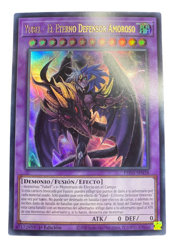 Yu-gi-oh! Yubel El Eterno Defensor Amoroso (ultra) (Usado)
