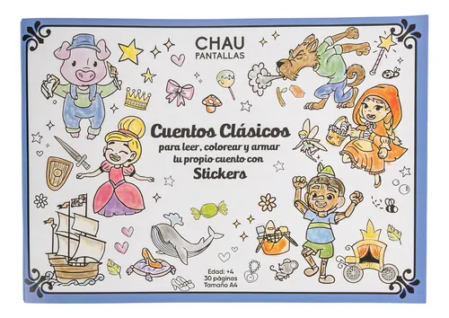 comprar Cuentos Clasicos, De Chau Pantallas., Vol. 1. Editorial 2024, Tapa Blanda En Español