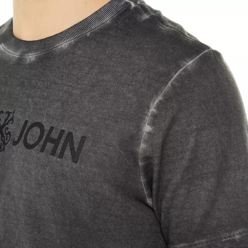 Camiseta John John Logo Grafite - Faz a Boa!