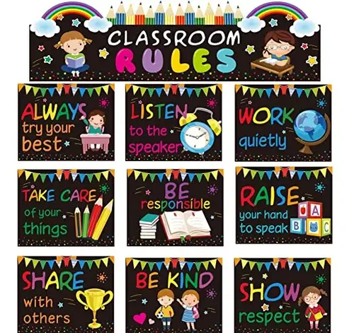 Classroom Decorations Bulletin Board Poster Banner Set ... | Cuotas sin ...