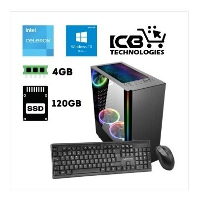 Pc Genérica Intel Celeron G5905 3.5ghz 4gb Ssd 128gb 500gb T