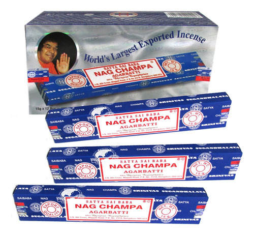 Incenso Indiano Nag Champa - Satya - Massala