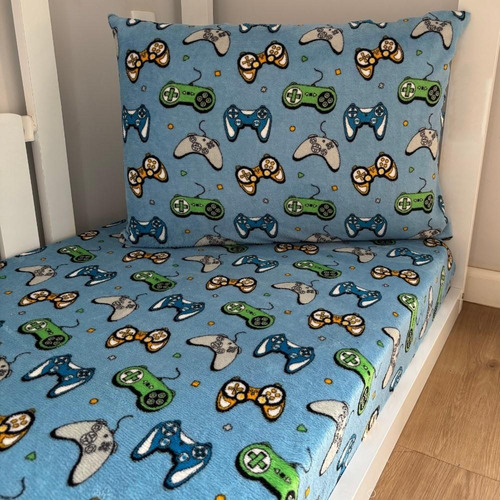 Fronha Tradicional 50x70cm Plush Microfibra Fleece Game