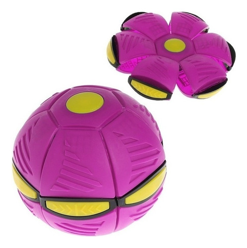 Ufo Magic Disco Volador Transformadores Bola Azul 1 Pieza