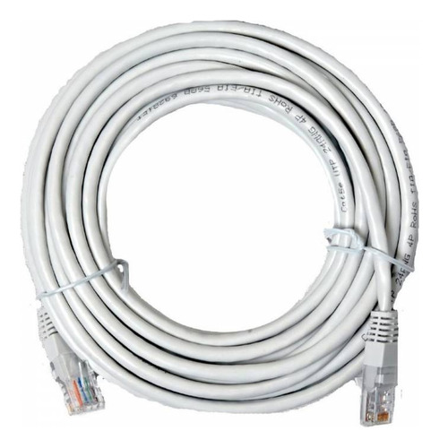 Cable Patchcord Cat6 20mts Blanco - Ecamnet