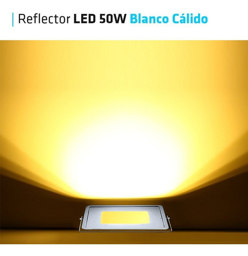 Reflector Led 50w Multiled Alta Potencia Exterior