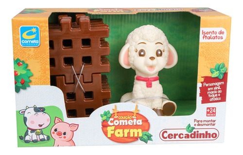 Fazendinha De Brinquedo Animal Ovelhinha Soft Com Cercadinho