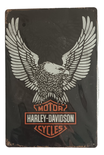 Chapa Harley Davidson 20 X 30 Cm
