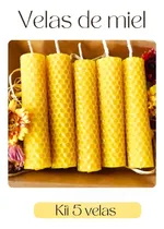 Comprar Velas De Miel Kit De 5 Velas 