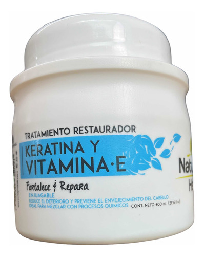 Tratamiento Keratina Y Vitamina E X600ml