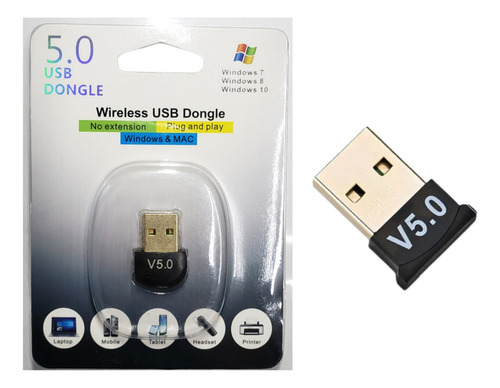 Receptor Usb Bluetooth 5.0 Para Pc  Emisor Y Receptor