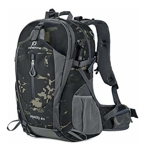 Mochila Impermeable Para Senderismo - 40 L Camuflaje.